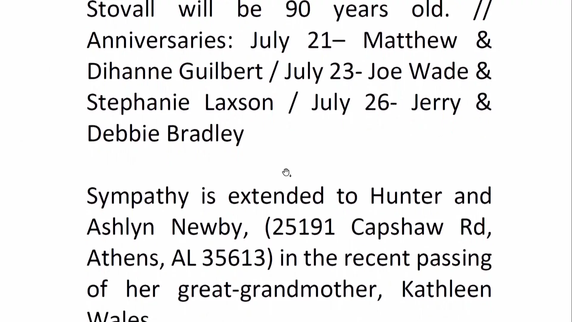 Bethel Service, July 23, 2025