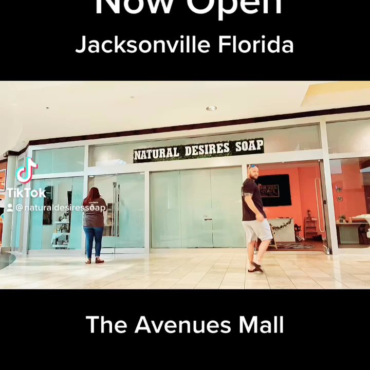 Natural Desires Soap - We are open in The Avenues Mall downstairs just outside Dillards in Jacksonville FL - Cosmetics & Beauty Supply Near Me - Jacksonville, Florida