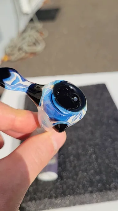 Preview pic of Bubble hash slide #24 10mm ghost and galaxy
