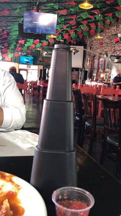Tia Juana Tilly's - Contraption to keep flies away. Not that there were flies here but a great idea. - Bars Near Me - Tijuana, BCN