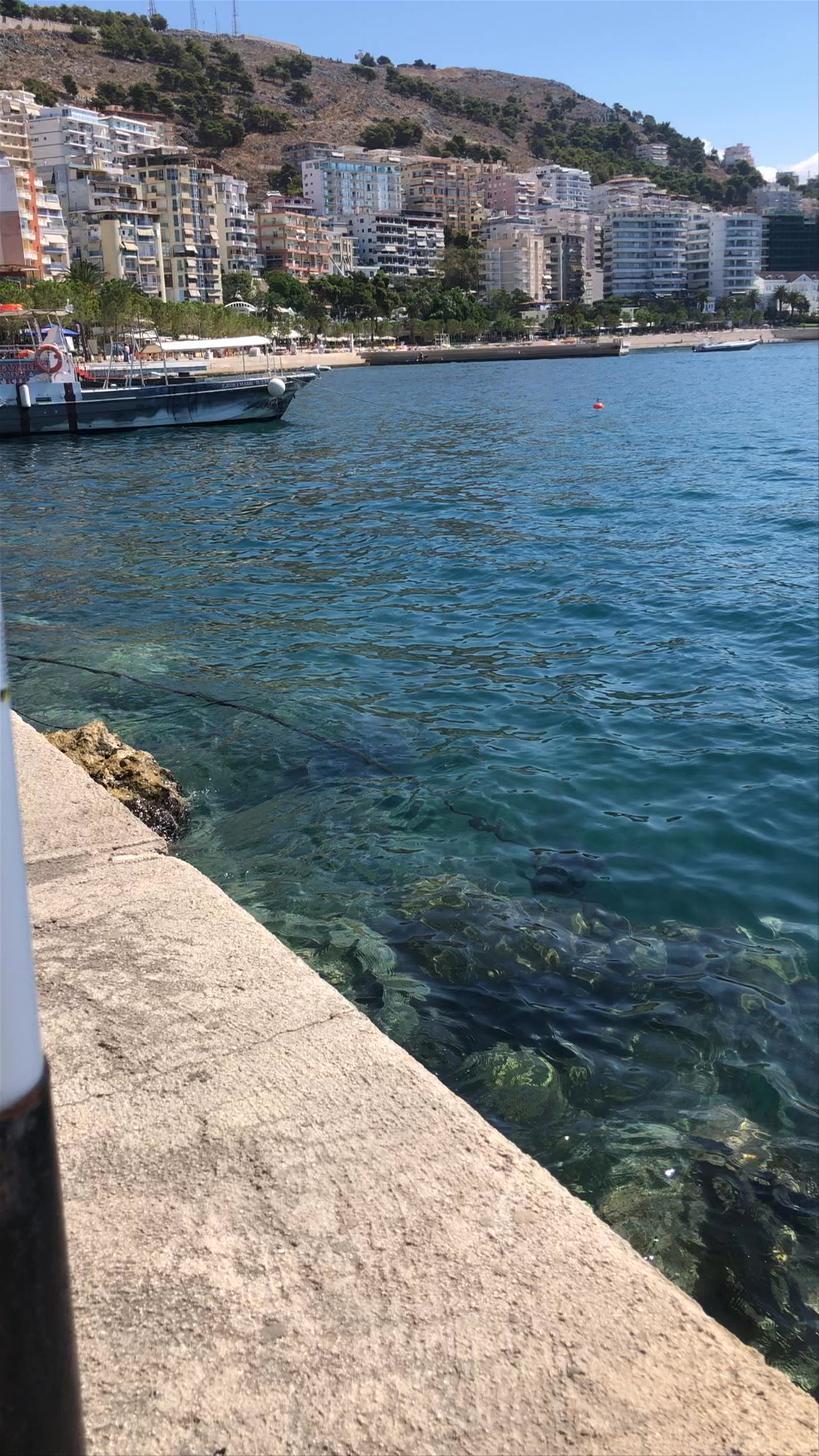 Sunny Waterfront Views in Saranda, Albania