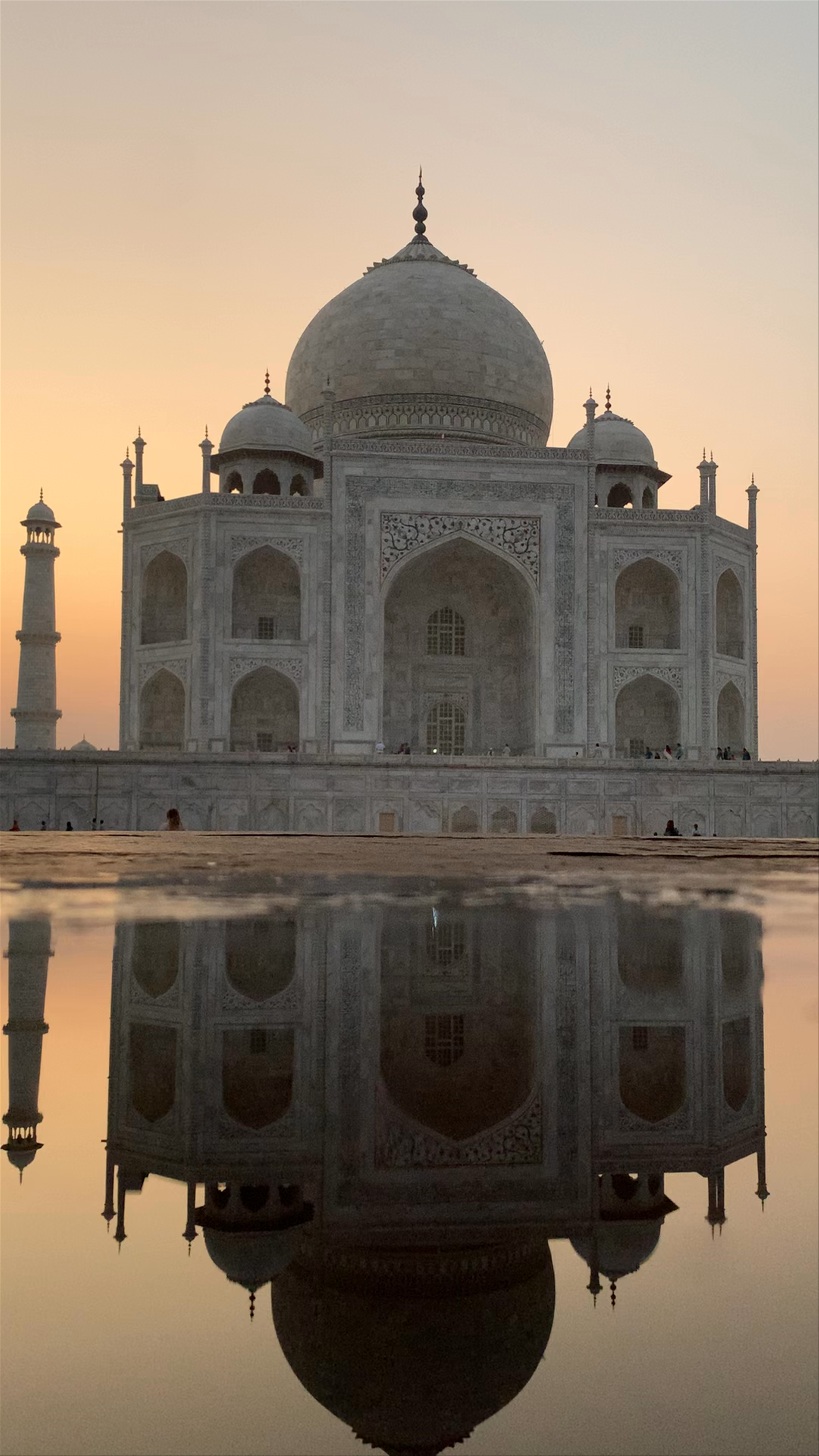 Sunset Reflections at the Taj Mahal, Agra