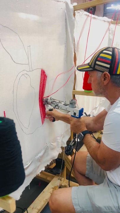 Miami pottery - First time tufting - Paint-Your-Own Pottery Near Me - Hialeah, Florida