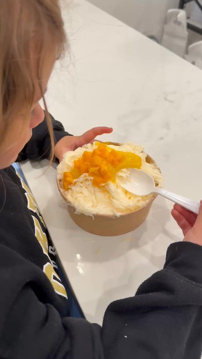 Azuki Tea - Mango snow - Bubble Tea Near Me - Agoura Hills, California