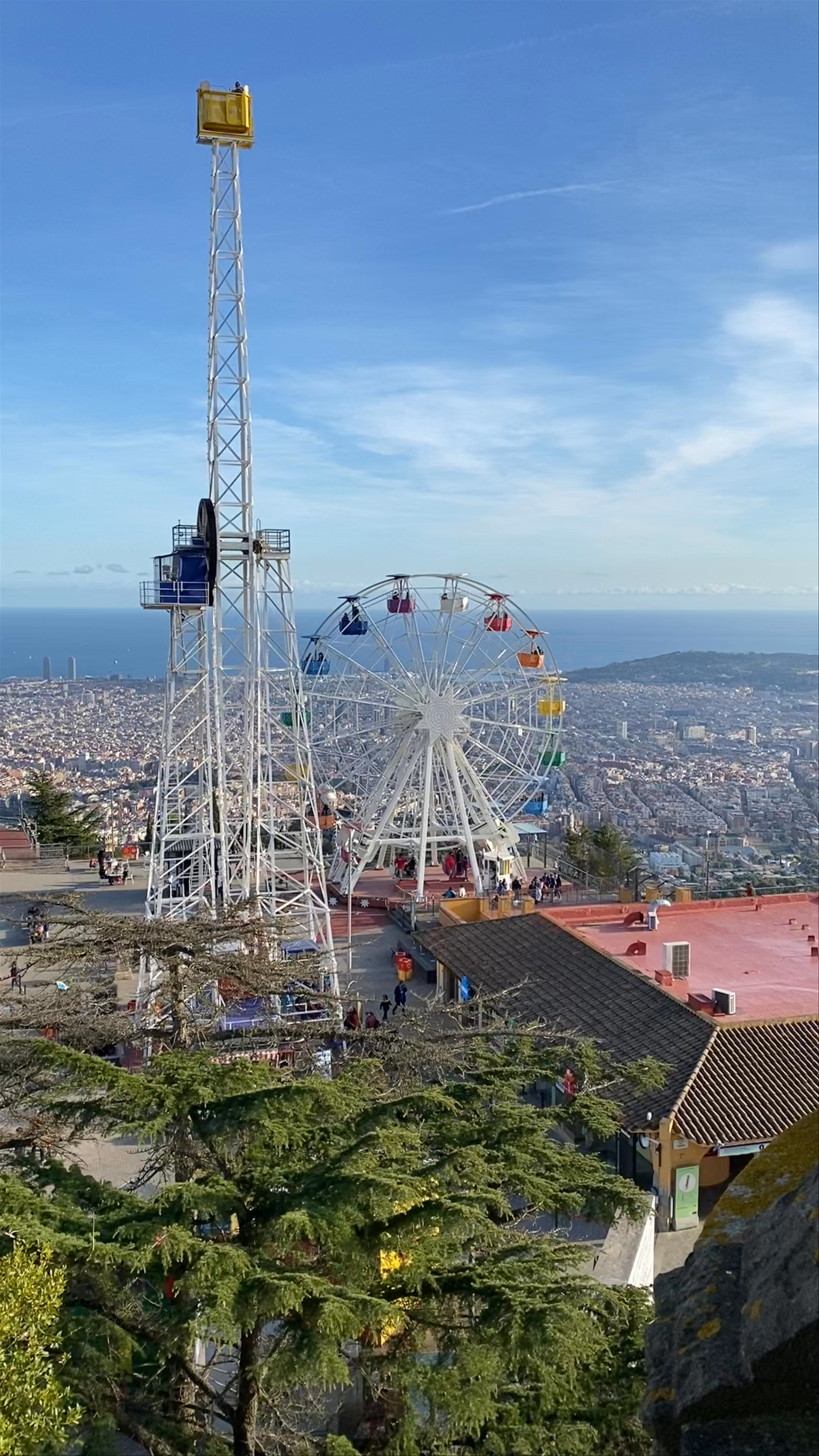 Tibidabo Amusement Park: Panoramic Views Over Barcelona