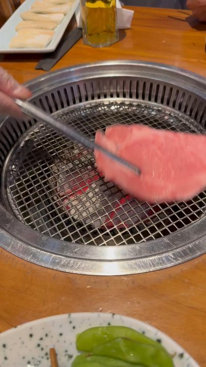 Charco Charco - Server cooking the A5 - Japanese Near Me - London, XGL