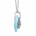 Adalia Starfish Necklace in sterling silver