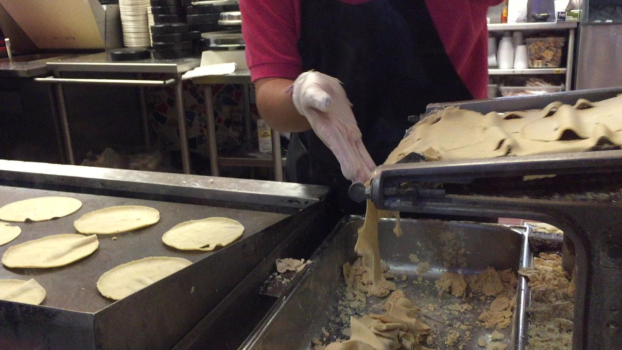 Mexican Inn Cafe - Making tortillas - Mexican Near Me - Burleson, Texas