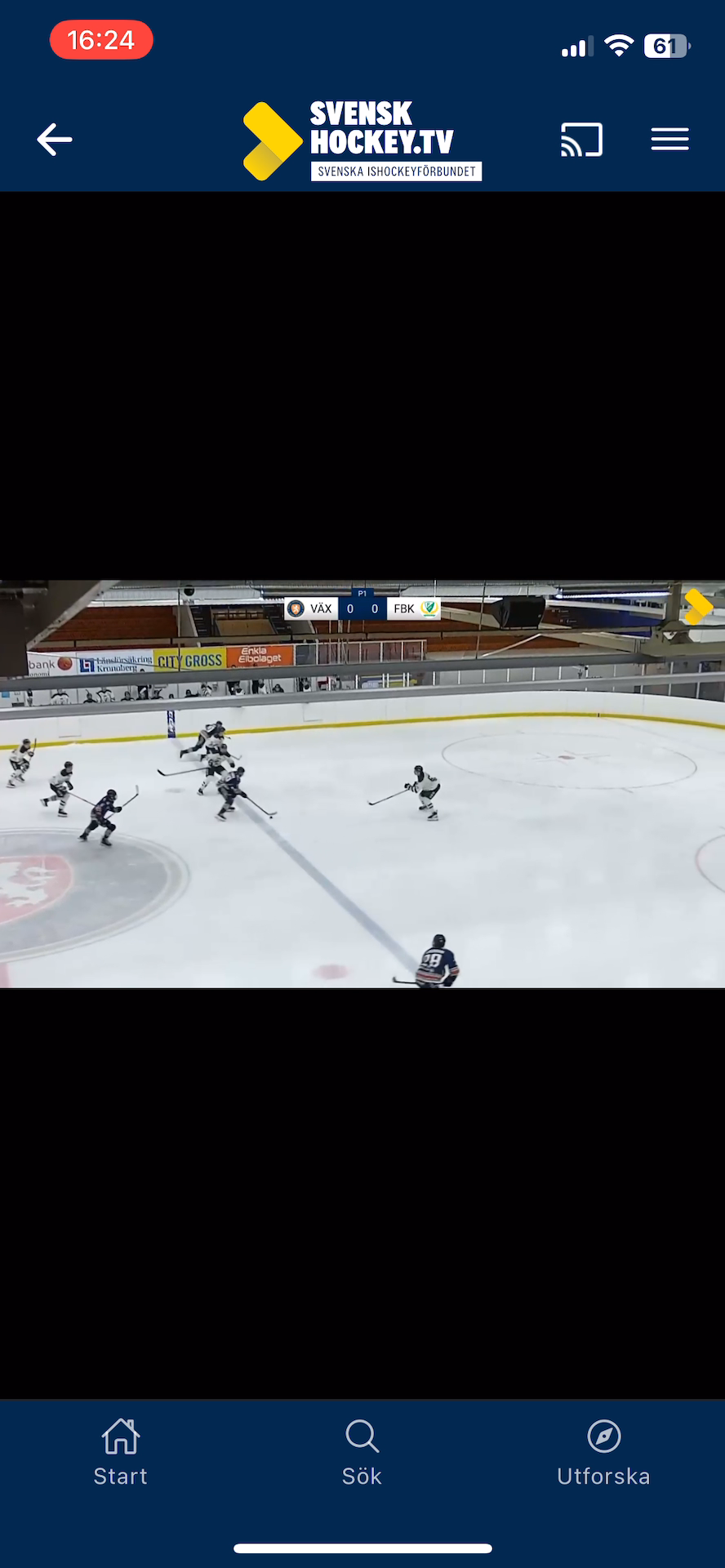 Ludwig Hellgren's Skillful Controlled Offensive Plays | Växjö Lakers U20