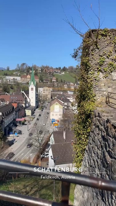 Schlosswirtschaft Schattenburg - View from outside of the restaurant - Austrian Near Me - Feldkirch, 8