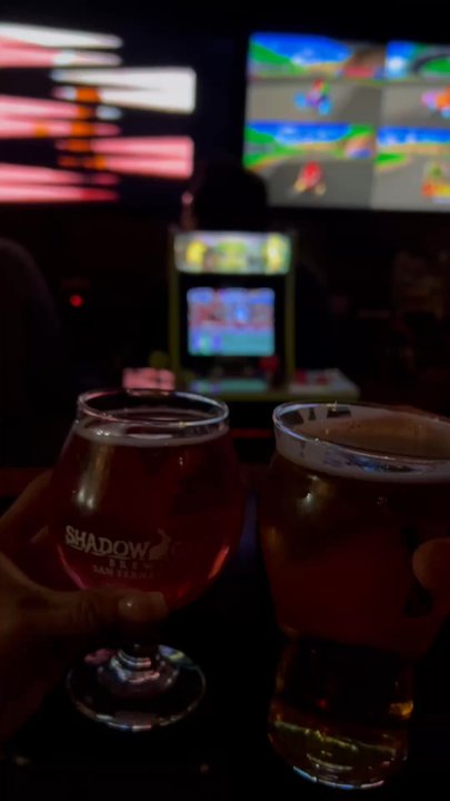 Shadow Grove Brewing - On Wednesdays at shadow grove they have game nights & they're all more like arcade/vintage games. My boyfriend and I had fun. - Breweries Near Me - San Fernando, California