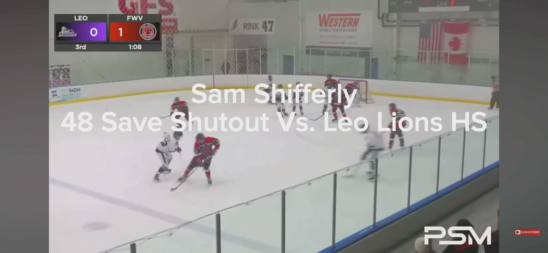 Sam Shifferly's 48 Save Shutout vs. Leo Lions - Fort Wayne Vipers Highlight