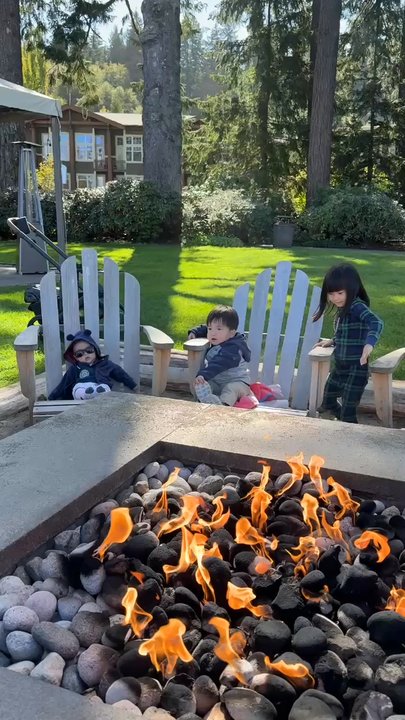 Alderbrook Resort & Spa - The homies must enjoying the views and fire - Resorts Near Me - Union, Washington