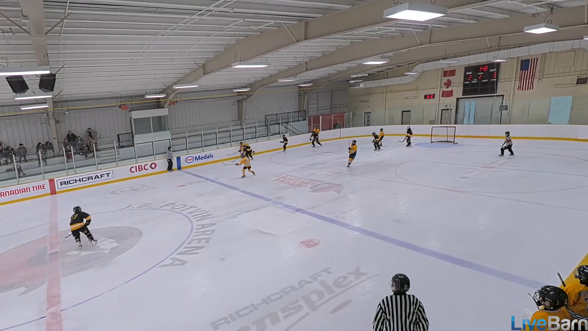 Rory Adams’ reverse hit at blue line for Kingston Wranglers u14