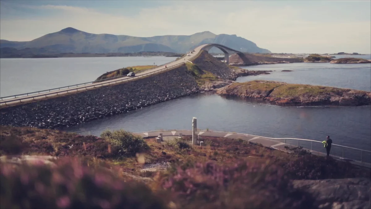 Vissen langs de Atlantische weg