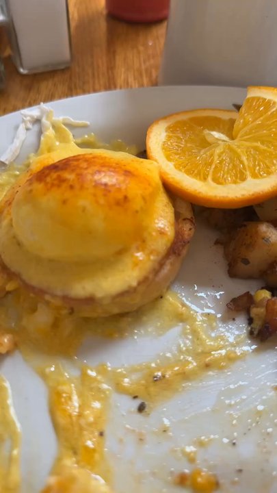 Old Monterey Cafe - Over done poached eggs - Breakfast & Brunch Near Me - Monterey, California