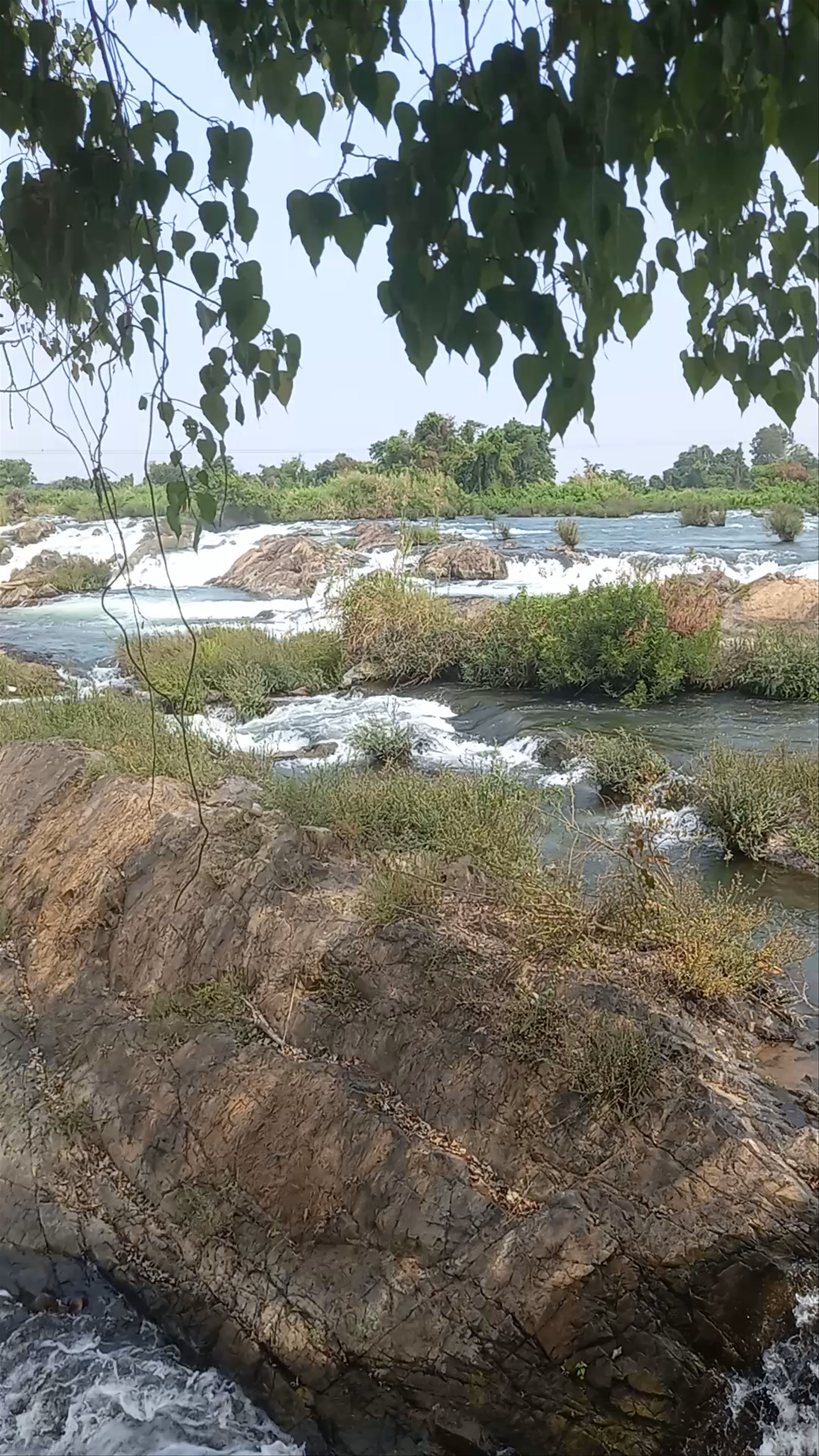 Waterfall on Mekong river