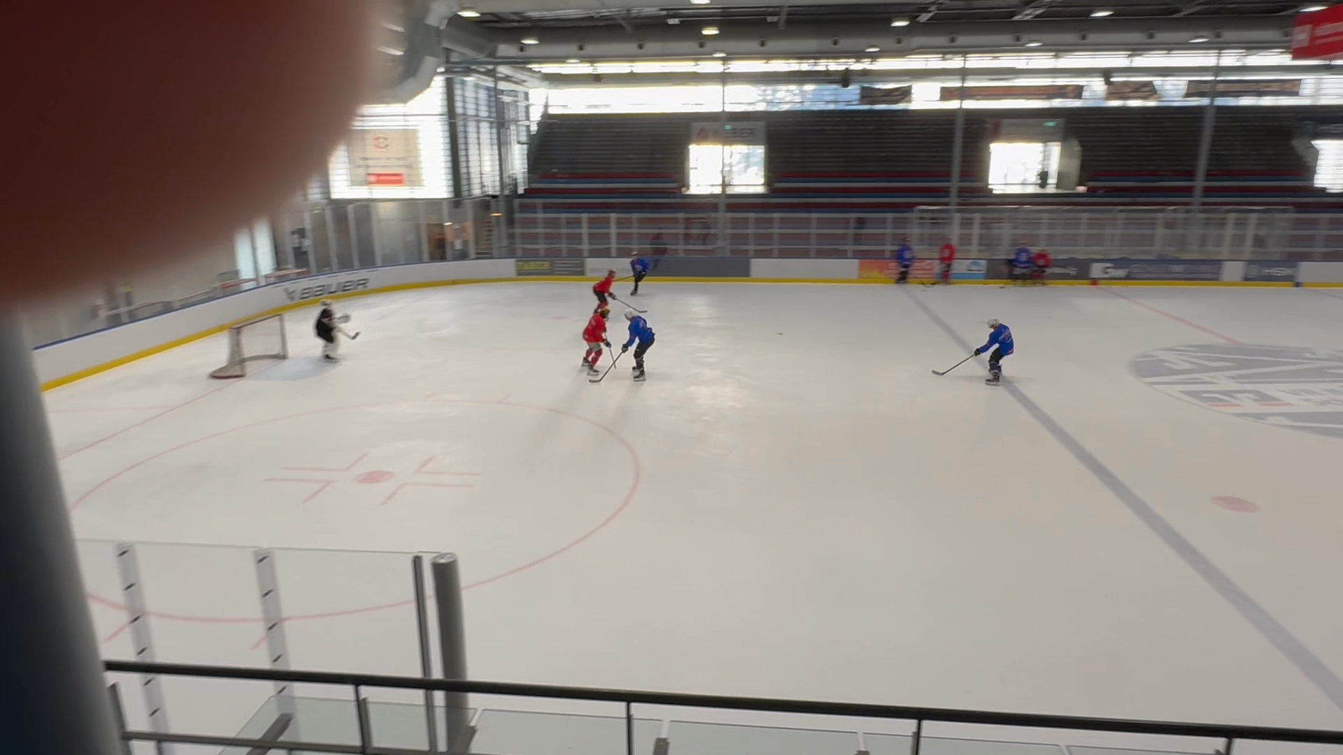 Kilian Häcker participates at the HEC Eisbären Pre-Season Training Camp 2025