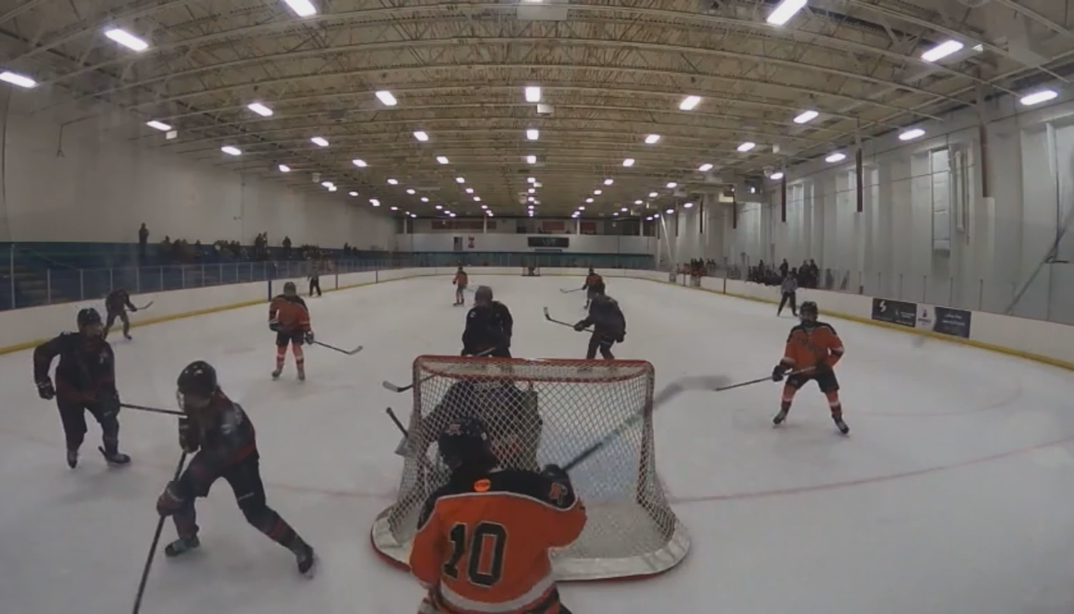 Luke Erickson Breakaway Save vs Moorhead Eden Prairie Bantam AA Highlights