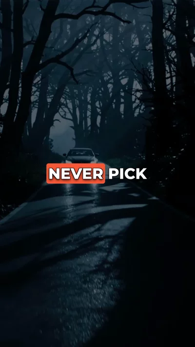 AI-generated video: Hook] A man driving late at night in the U.S…