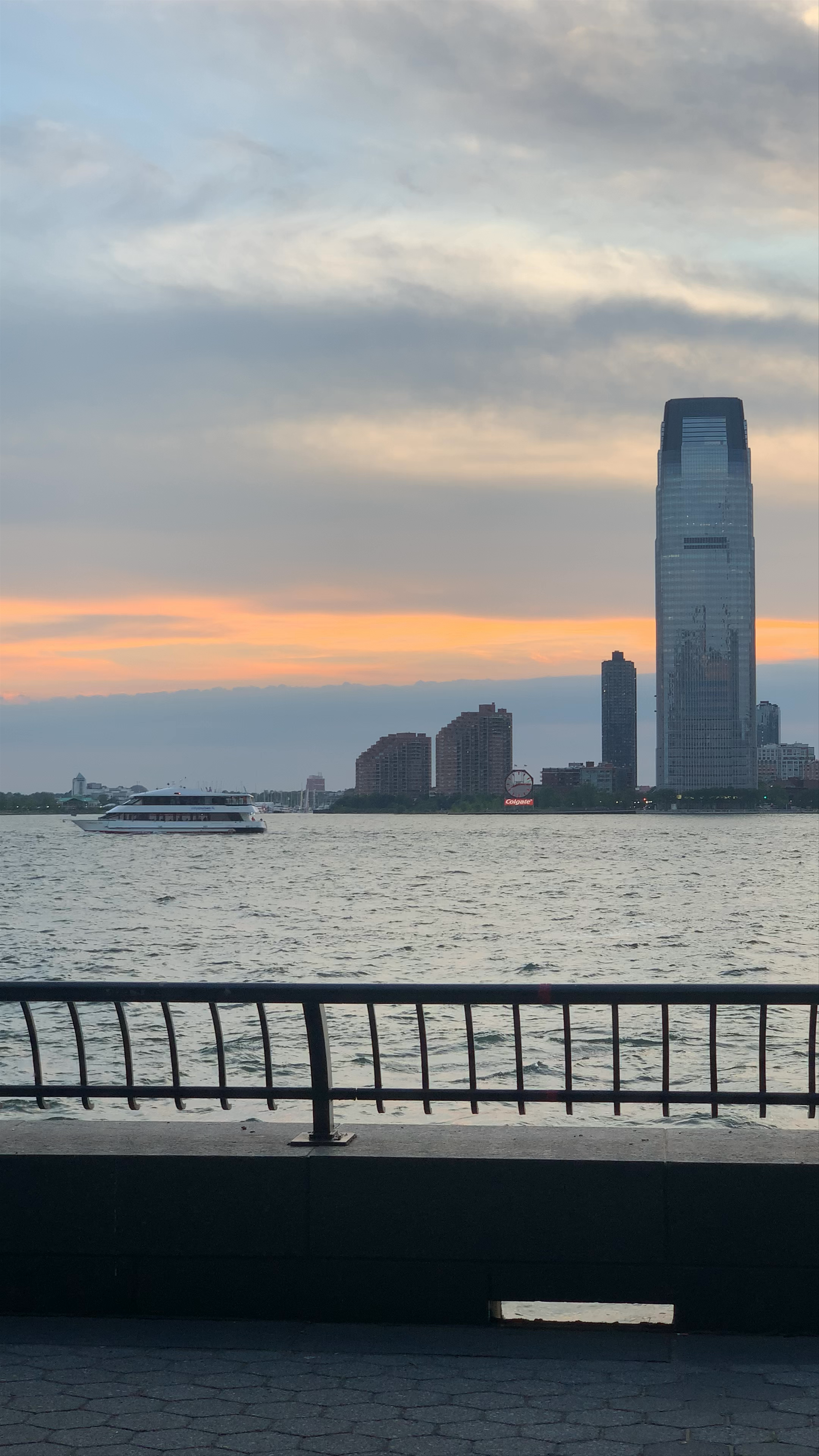 Sunset Panorama at Brookfield Place Waterfront, New York