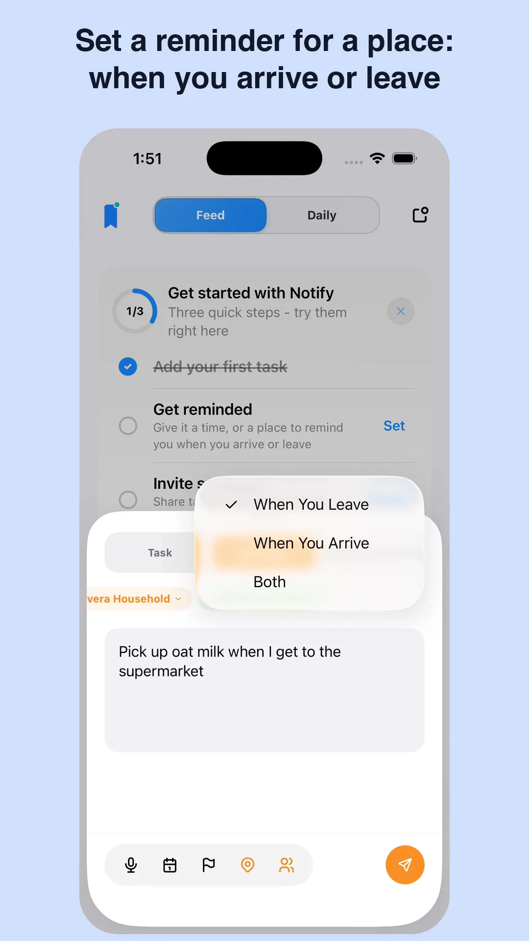 Notify: Shared To-Do List & Reminder App image 1