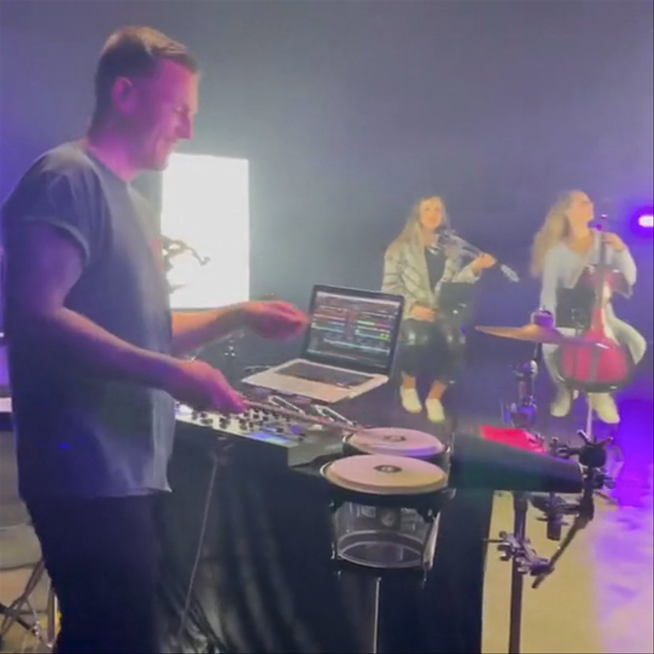 DJ on Drums Feat. Live Band - video
