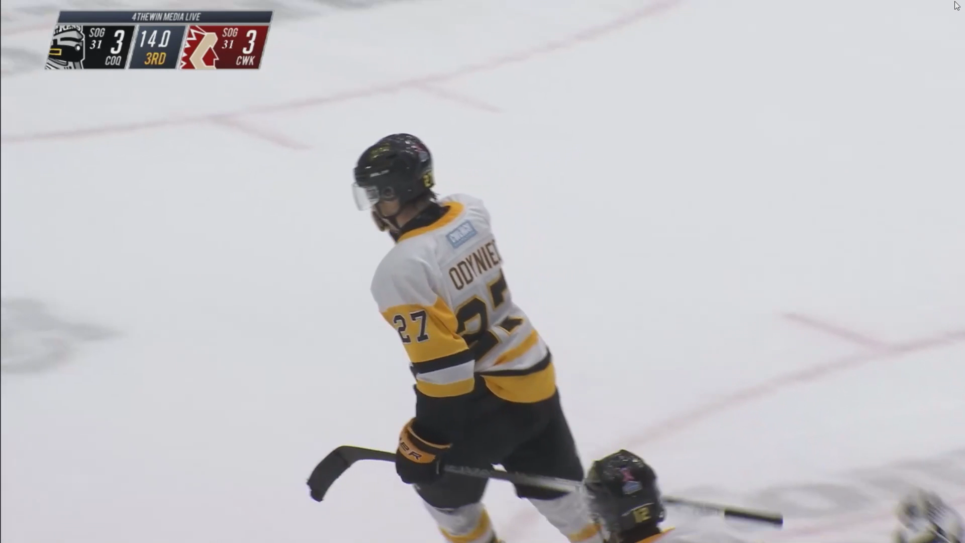 Joseph Odyniec's Game-Winning Goal for Express with 14 Seconds Left!