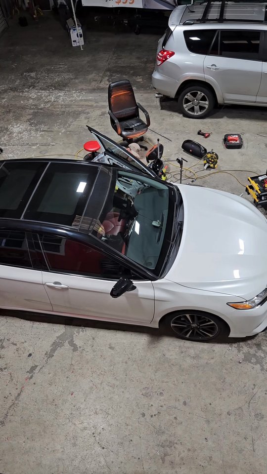 Camry dent removed
