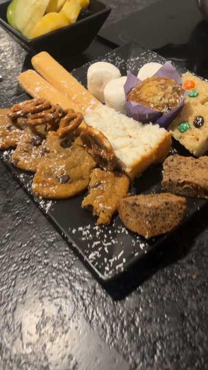 Fondue. - Our dessert, we went with the s'more chocolate! - Cheesesteaks Near Me - Milford, Delaware