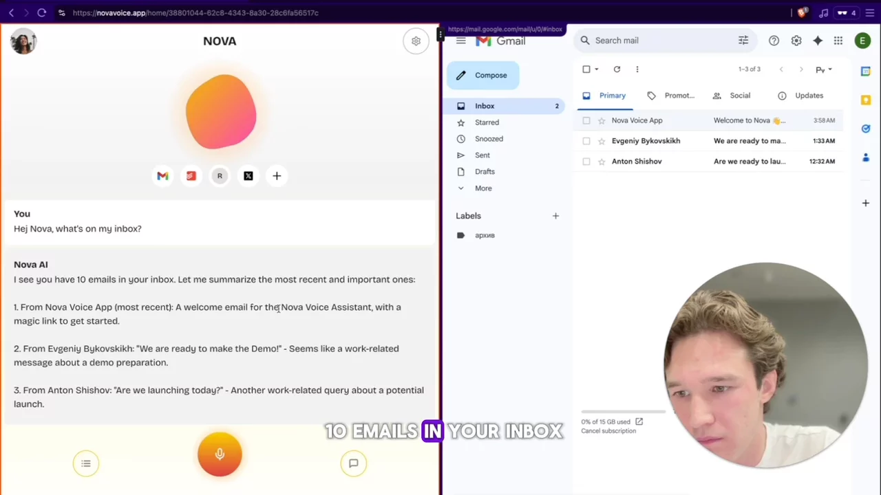 NovaVoice App - AI Voice Assistant image 1
