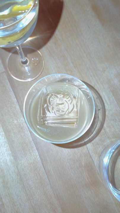 Lucky Tiger - Tiger embossed ice cube - Asian Fusion Near Me - New York, New York