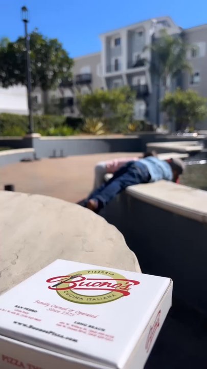 Buono's Pizzeria - Outside is beautiful  perfect place to watch kids while you eat. - Pizza Near Me - Long Beach, California