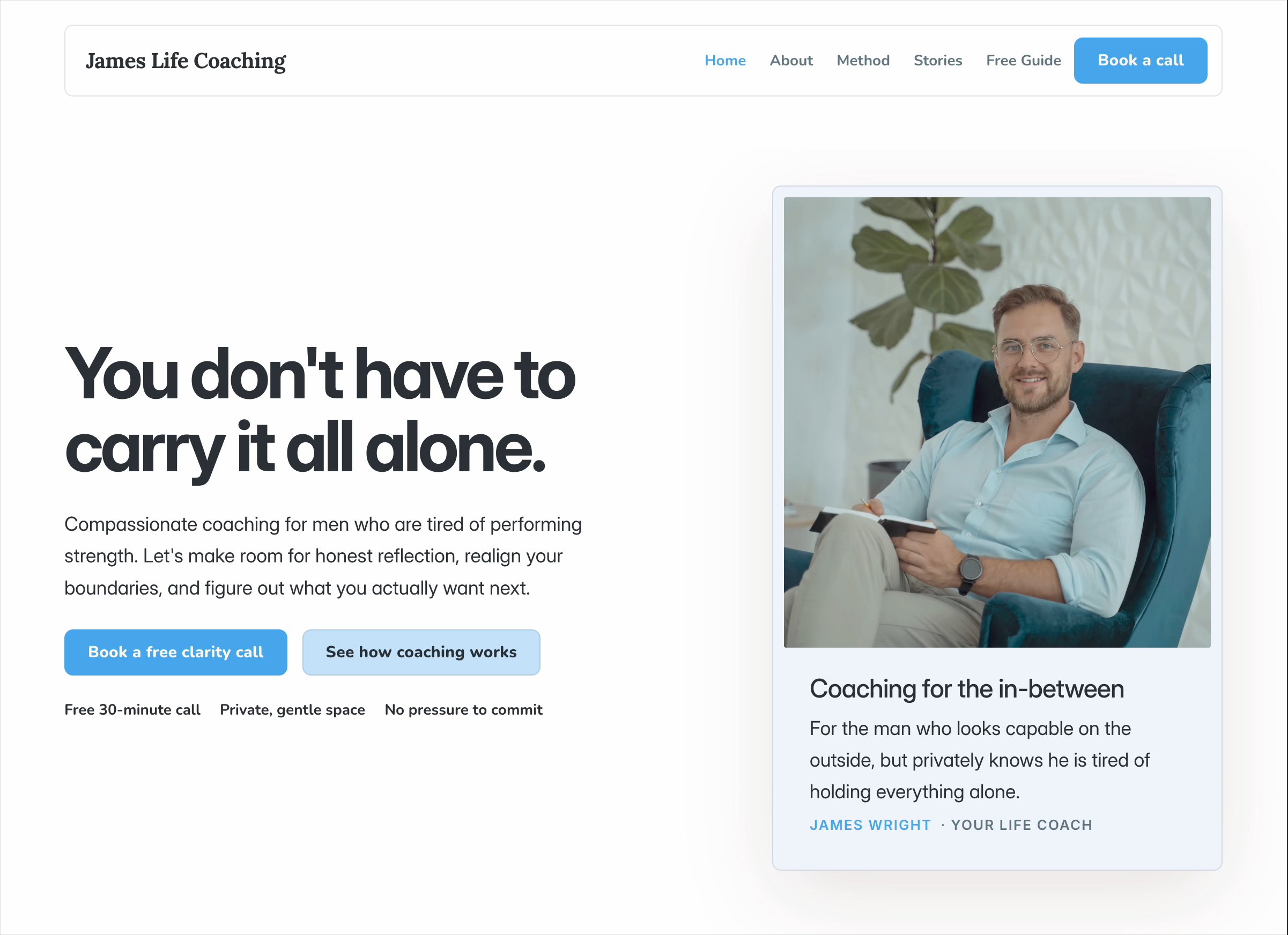 Men Life coach