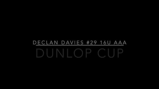 Declan Davies: Dunlop Cup 2026
