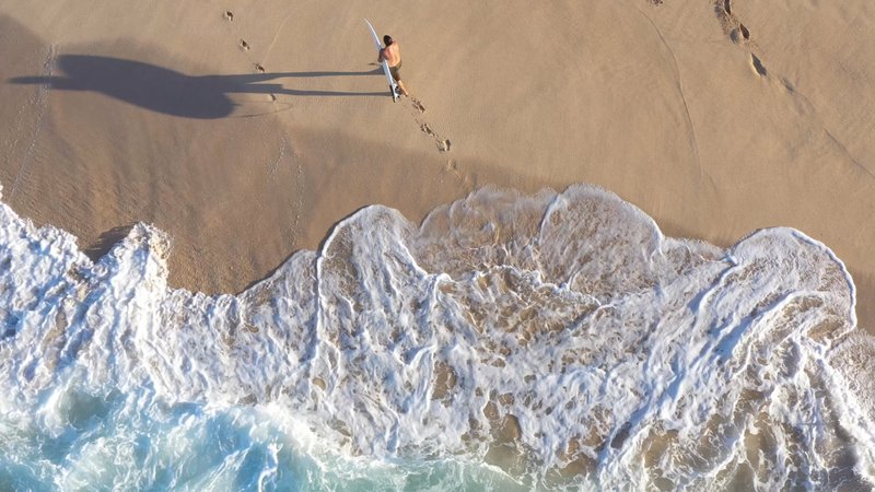 Surfer by Drone poster