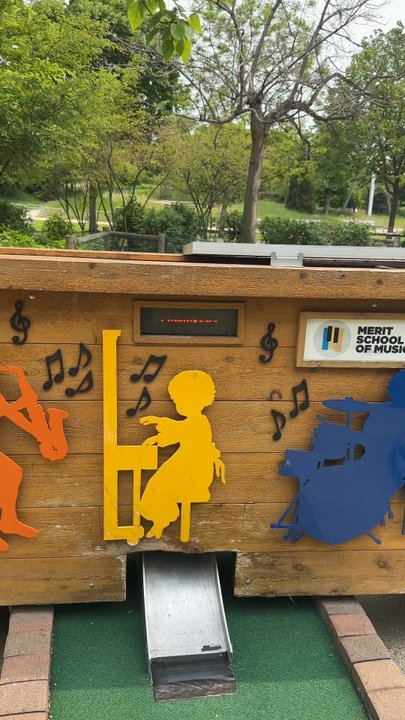 City Mini Golf - Merit School of Music Hole - Mini Golf Near Me - Chicago, Illinois