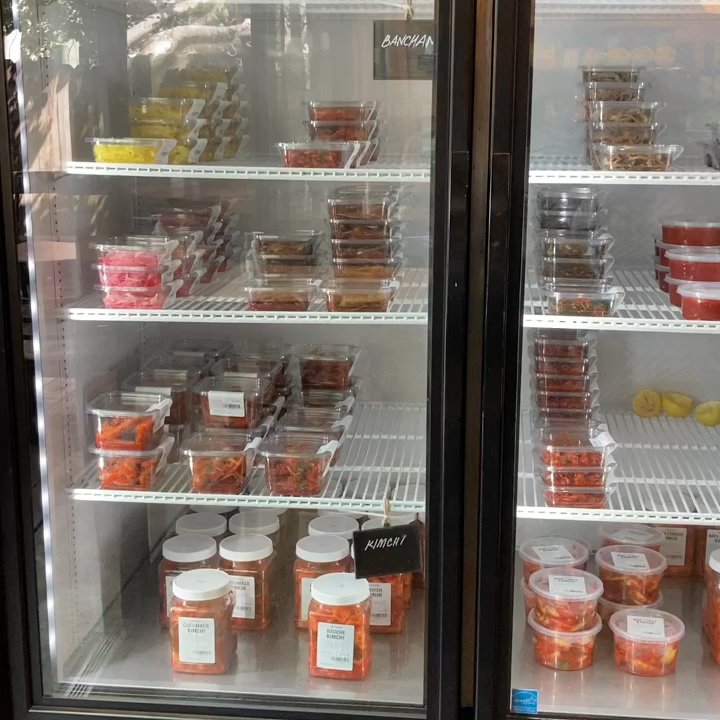 Korean Superette - Refrigerated/frozen section with many delish items from ban chans to sliced meat to unique Asian drinks. - Korean Near Me - Berkeley, California