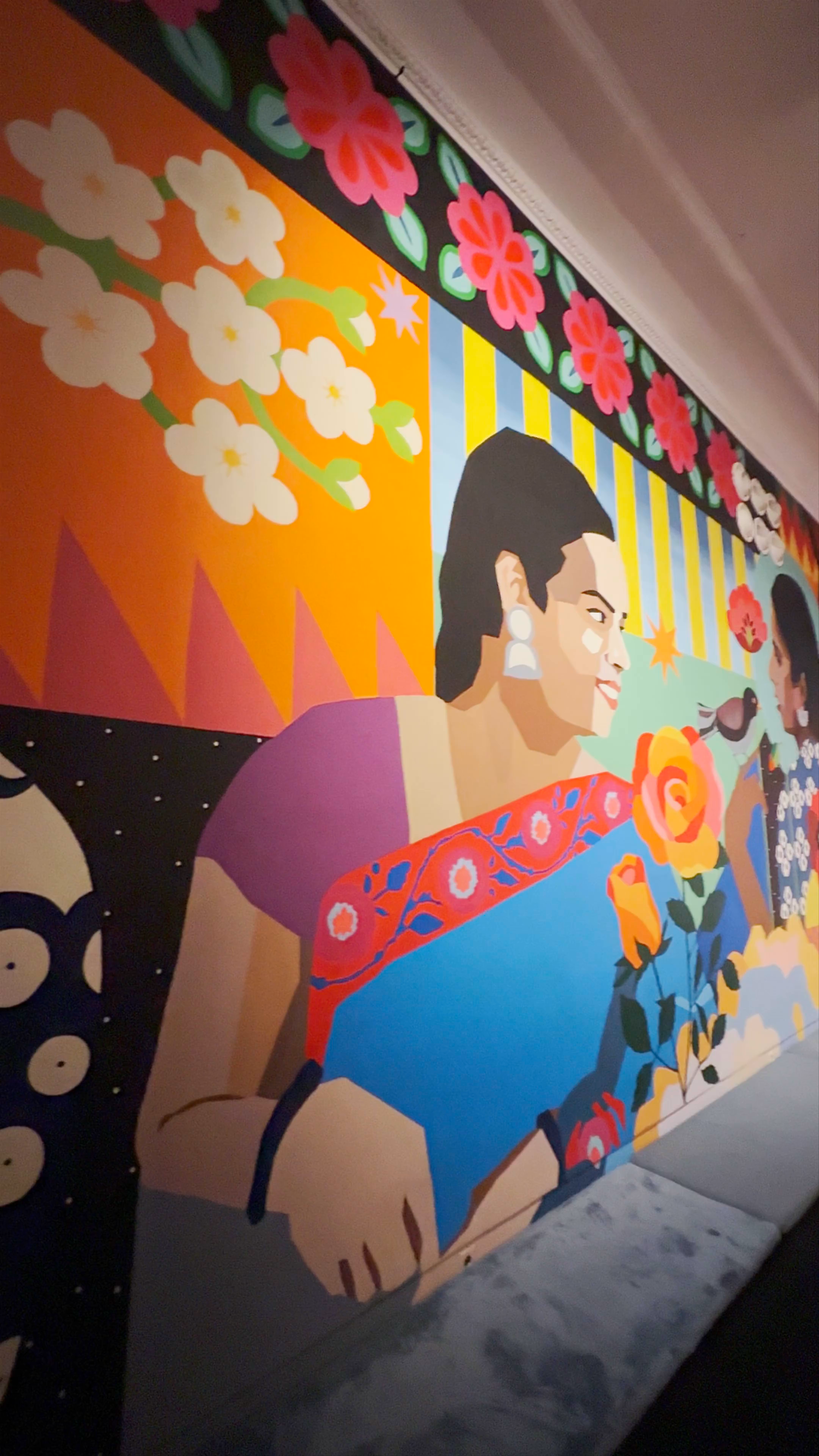 Vibrant Mural Art at Zacheta in Warsaw, Poland