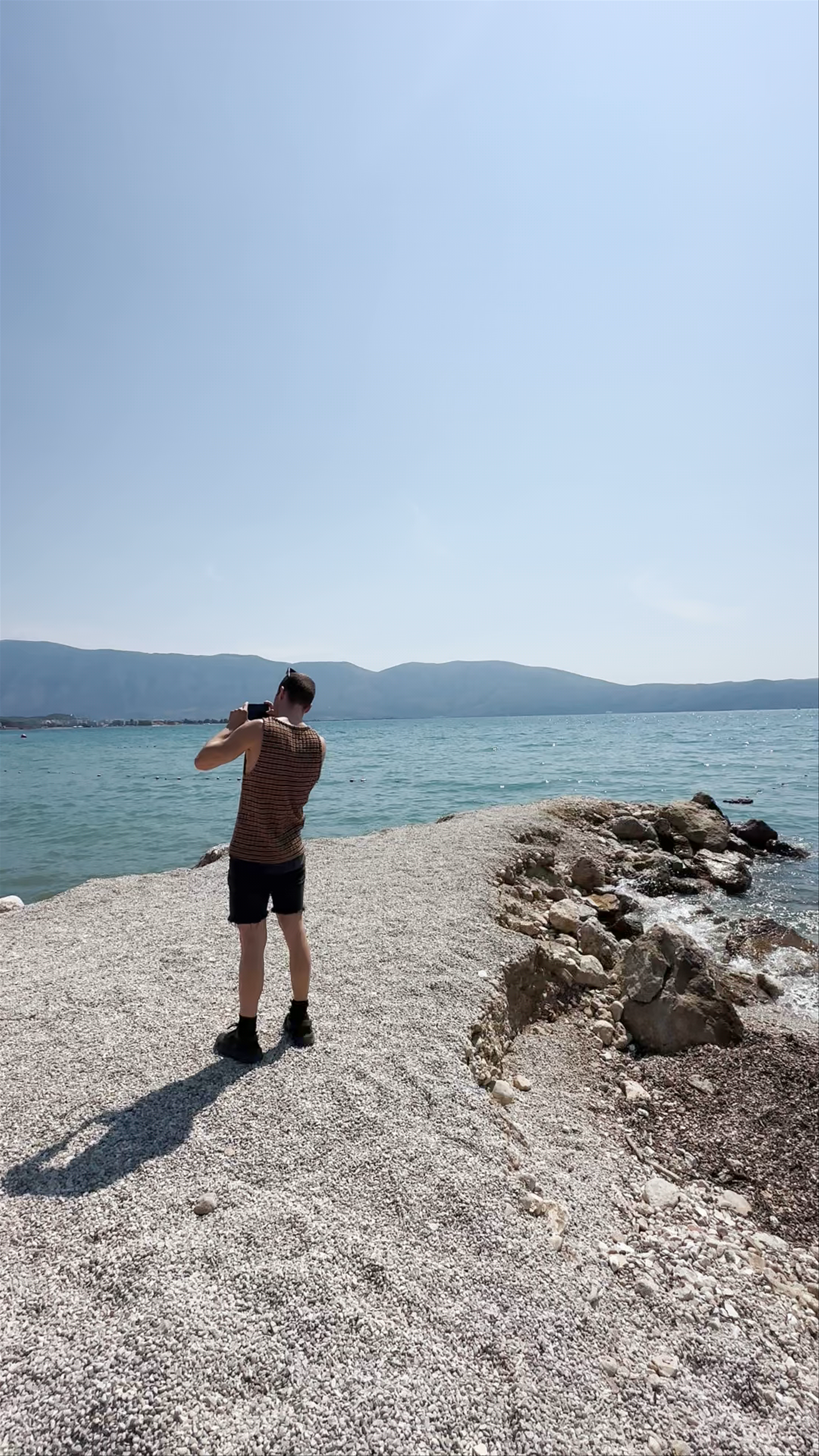 Onion's Beach Serenity: Sunlit Shores of Radhimë, Albania