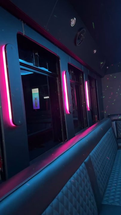 Elite Transportation ATX - Interior is Lit! - Party Bus Rentals Near Me