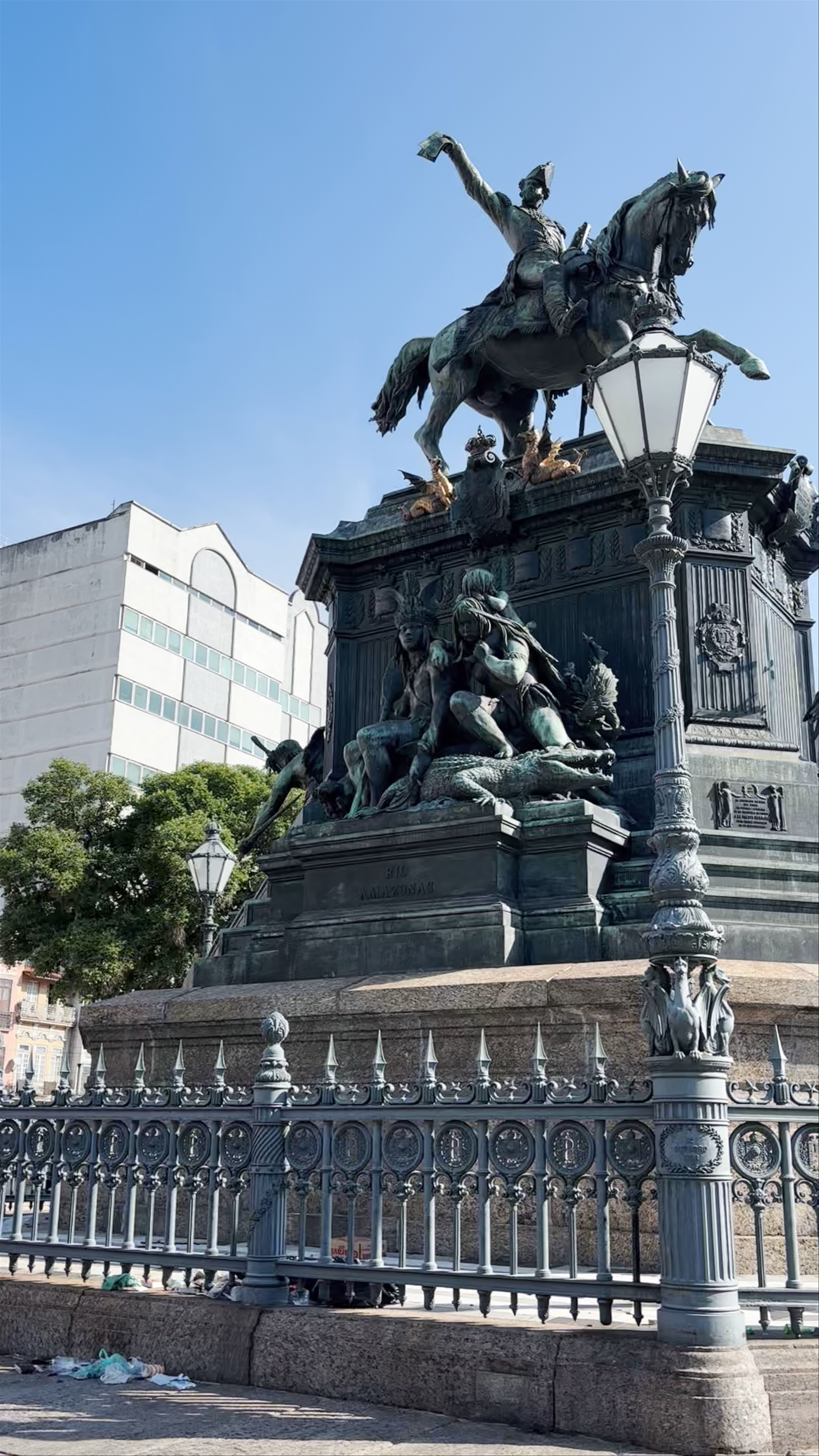 Monumento a Dom Pedro I - Praça Tiradentes - Centro