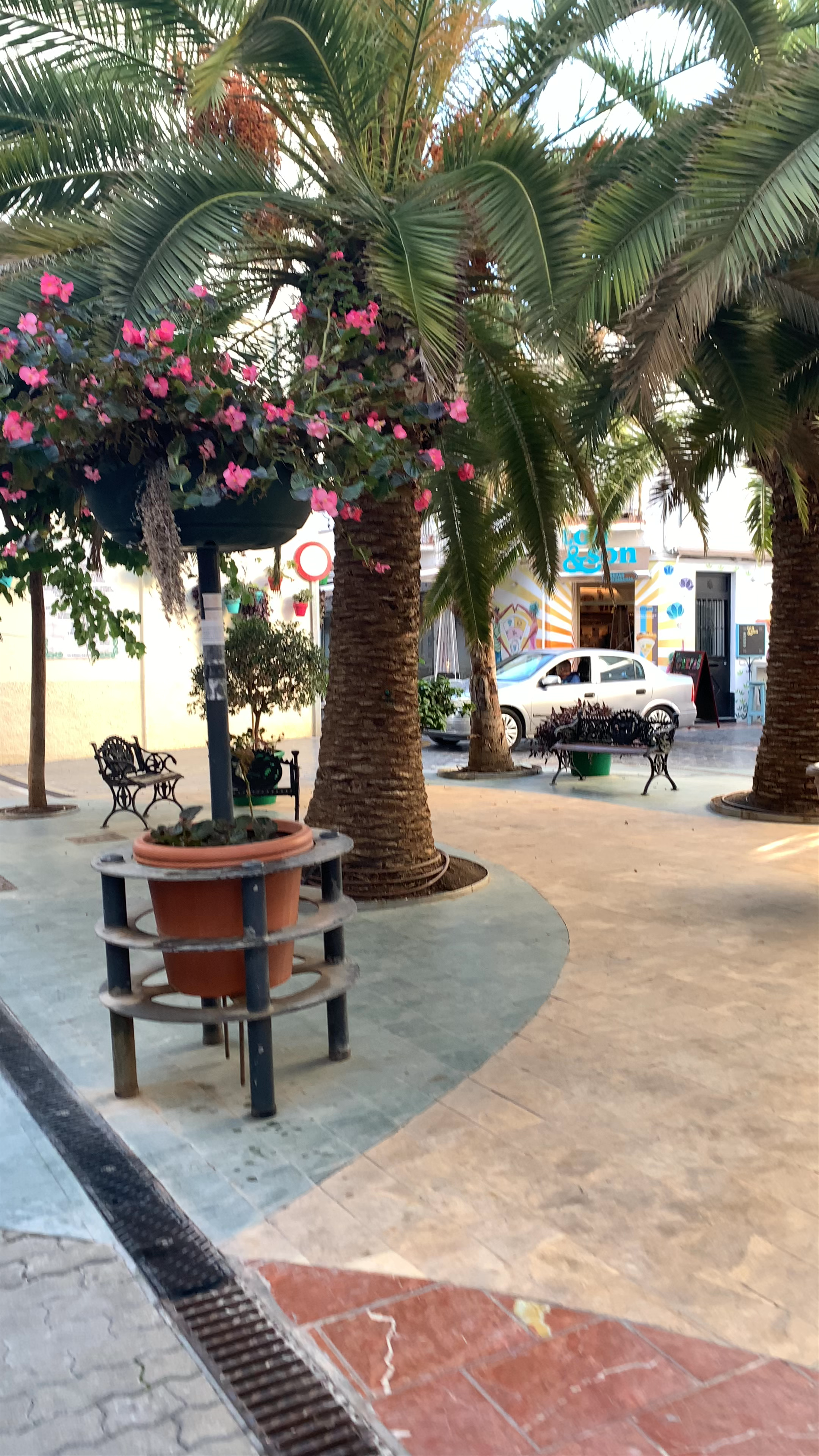 Calle Real: Vibrant Streets and Cozy Cafes in Estepona, Spain