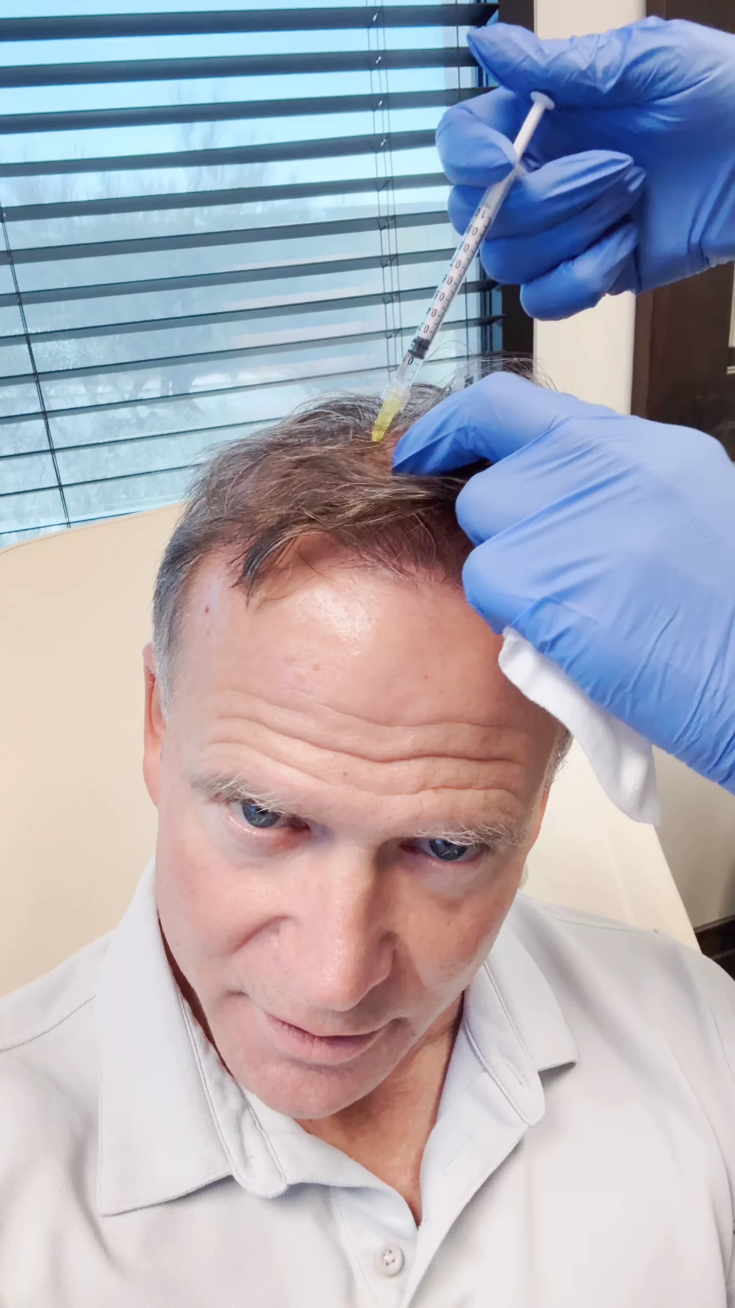 David's treatment session