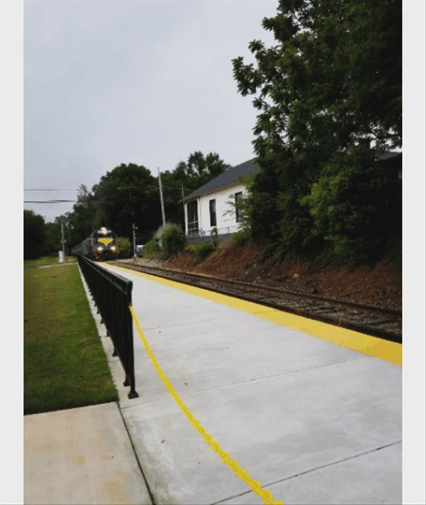 SAM Shortline Excursion Train - SAM SHORTLINE EXCURSION TRAIN pulling into the station at Americus, Georgia (7/13/2019). - Trains Near Me - Americus, Georgia