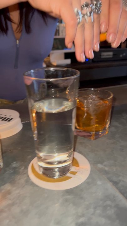 Midnights - Preparing an Old Fashioned. - Cocktail Bars Near Me - Brooklyn, New York