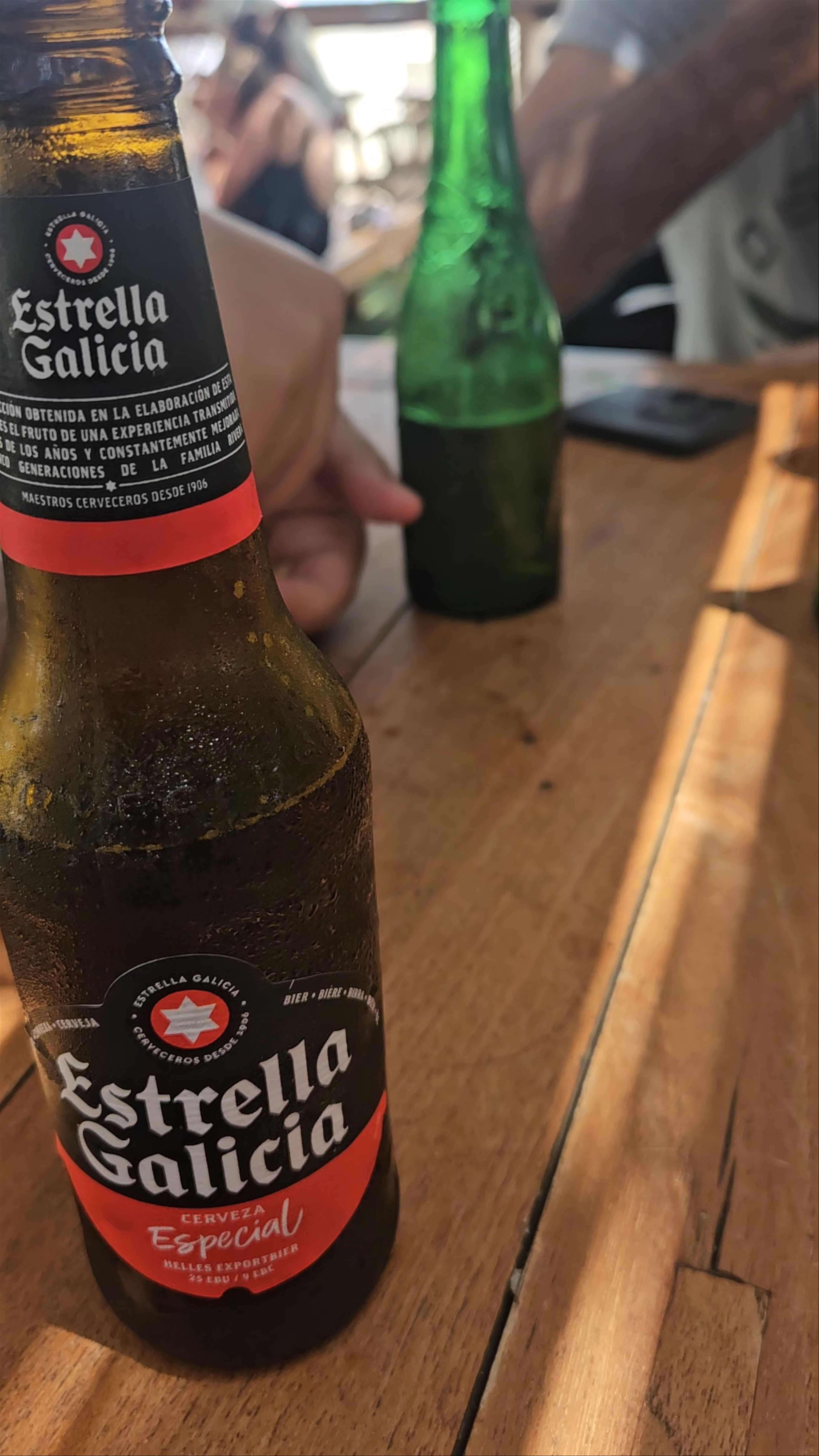 Chilling with Estrella Galicia at Tiki PinSeria, Torremolinos