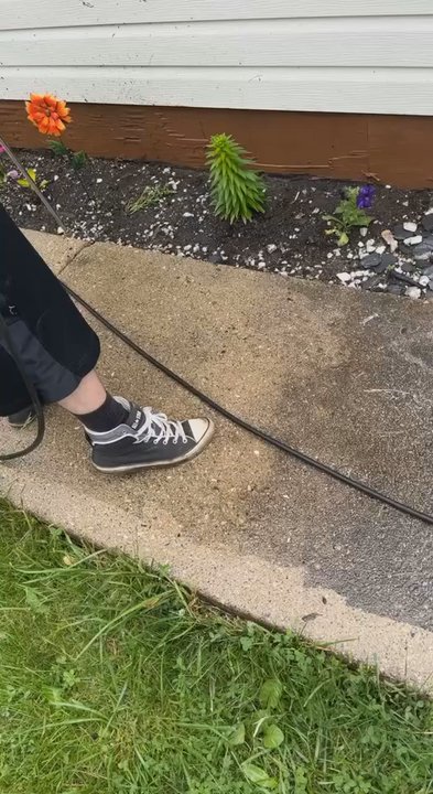 Perfection Power-Washing - Look at the grime go! - Pressure Washers Near Me