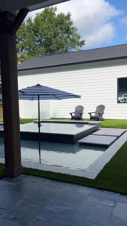 Your Great Outdoors - Custom modern pool - General Contractors Near Me - Katy, Texas