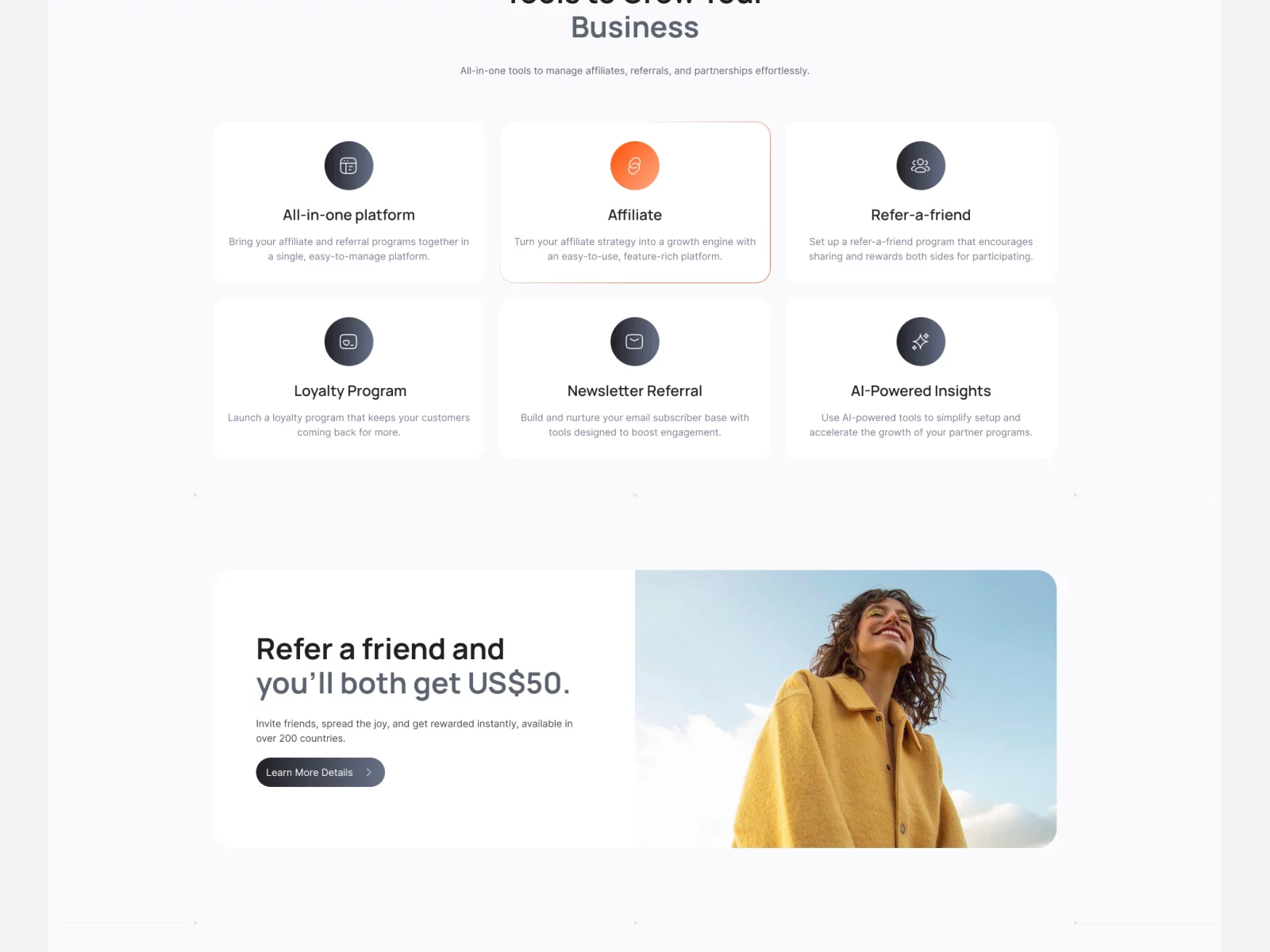 FREE Refferly – AI-Powered Affiliate &amp; Referral Framer TemplateStart creating → https://framer.link/FqZJOcv